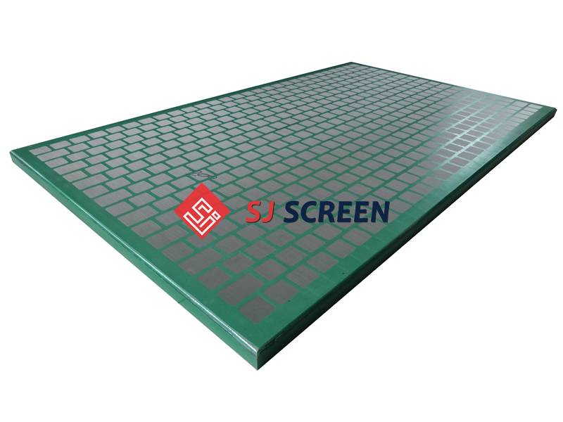 Replacement shaker screen for FSI 5000 series shale shakers.