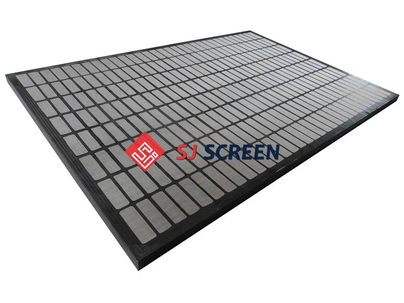 Replacement shaker screen for SWACO MAMUT shale shaker.