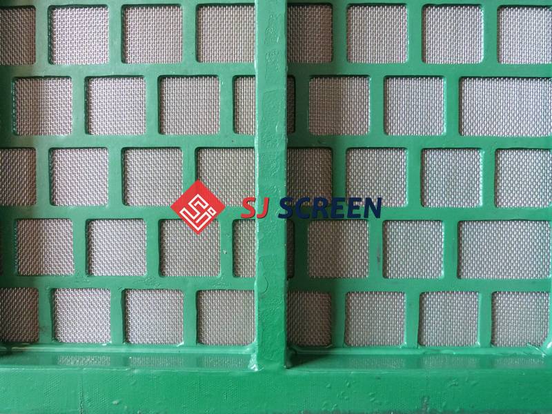 FSI 5000 series shale shaker screen with ribbed backing supporting.