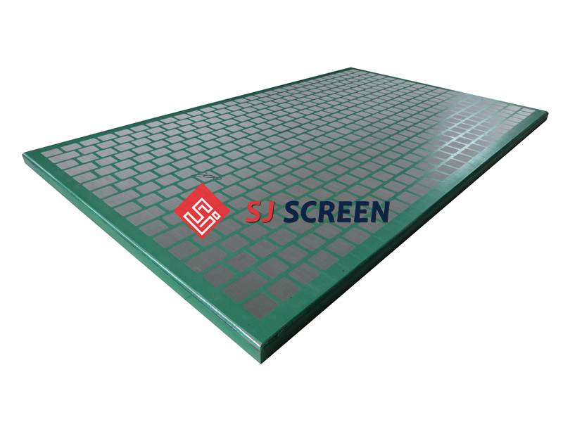 Replacement shaker screen for Brandt D380 shale shaker.