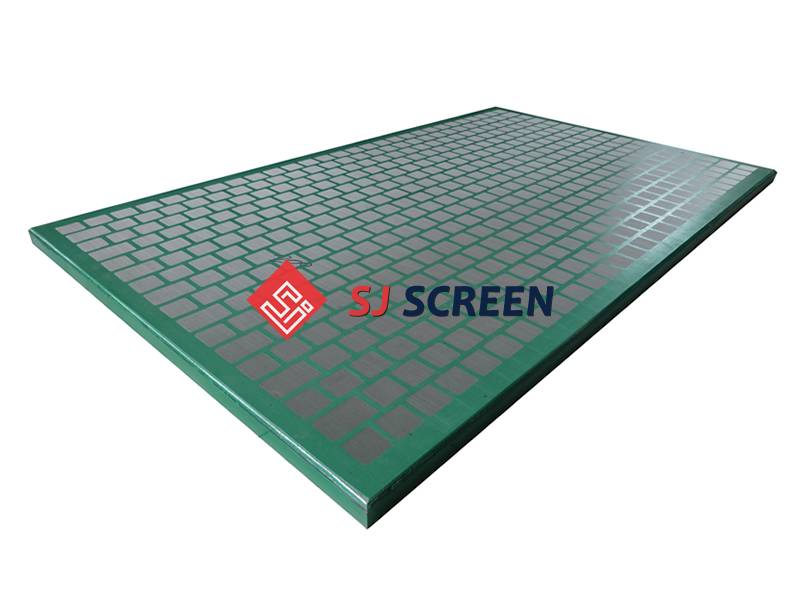 Replacement shaker screen for FSI 5000 series shale shakers.