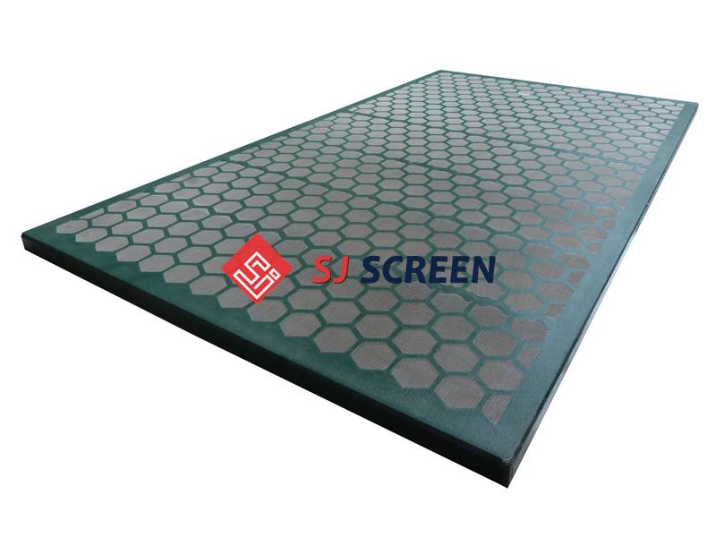 Replacement shaker screen for KEMTRON 28 series shale shaker.