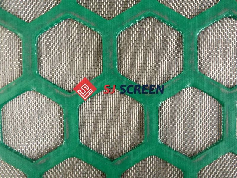 Replacement SWACO MONGOOSE/MEERKAT shaker screen made of SS 304 wire mesh cloth.