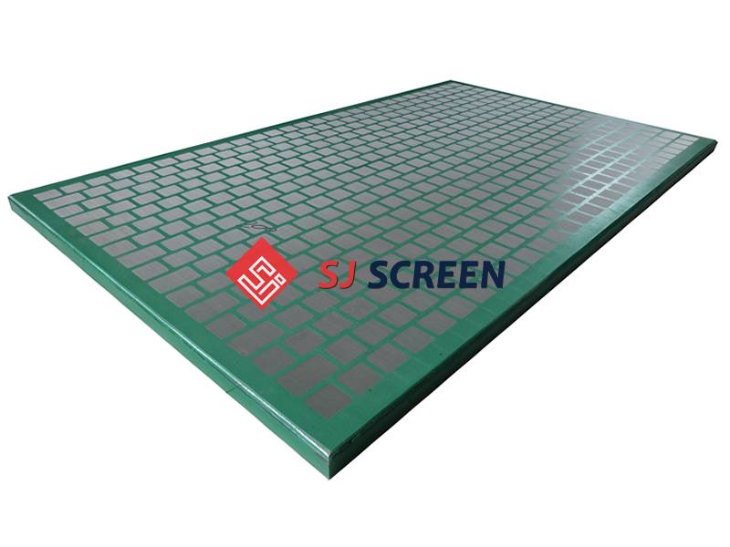 Steel frame shale shaker screen for FSI 5000 Series replacement.